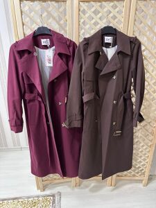 Premium Yüksek Kalite Astarlı Trençkot