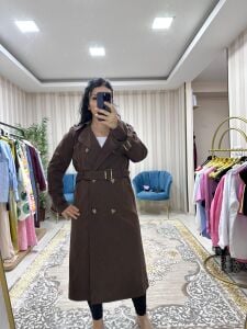 Premium Yüksek Kalite Astarlı Trençkot