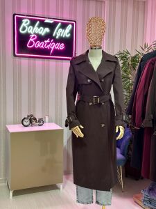 Premium Yüksek Kalite Astarlı Trençkot