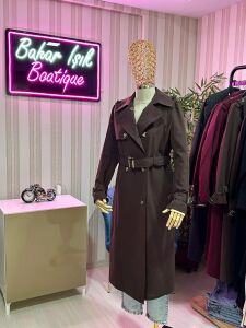 Premium Yüksek Kalite Astarlı Trençkot