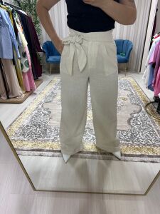 KETEN BAĞLAMALI PANTOLON