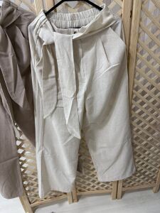 KETEN BAĞLAMALI PANTOLON