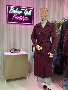 Premium Yüksek Kalite Astarlı Trençkot