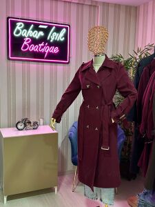 Premium Yüksek Kalite Astarlı Trençkot