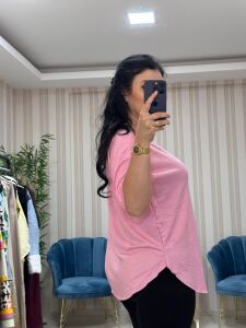OYS OVERSİZE TİŞÖRT PEMBE
