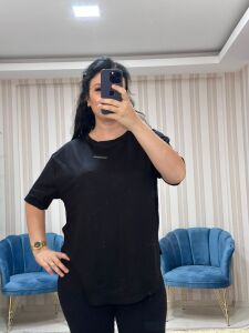 OYS OVERSİZE TİŞÖRT SİYAH