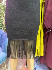 PREMİUM SİYAH GECE ELBİSESİ