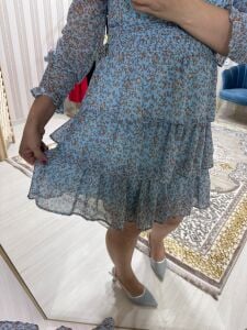 TÜL KOLLU KATKAT ELBİSE