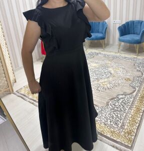 FIRFIR KOLLU ELBİSE