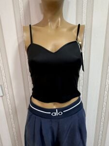 siyah suni deri crop