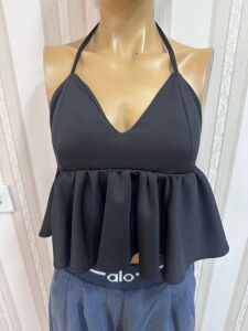 siyah bluz bağlamalı