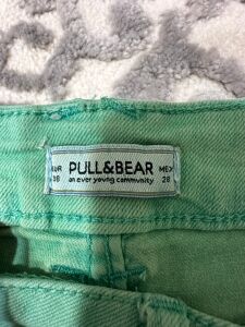 marka yeşil mini şort