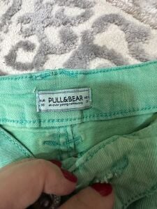 marka yeşil mini şort