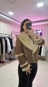 KRUVAZE YAKA KAHVE BEJ MONT