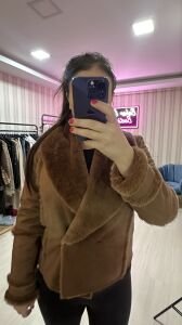 KRUVAZE YAKA KAHVE MONT