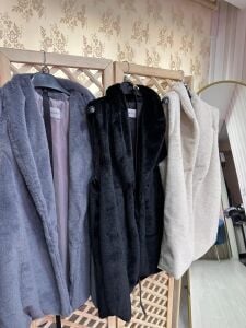 KEMERLİ PELUŞ YELEK GRİ