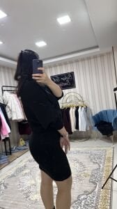 Triko kazaklı elbise