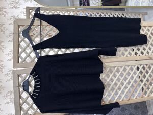 Triko kazaklı elbise